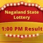 1 PM Lottery Result