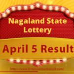 Lottery Sambad Result Today 05/04/2024