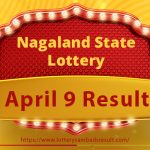 Lottery Sambad Result Today 09/04/2024